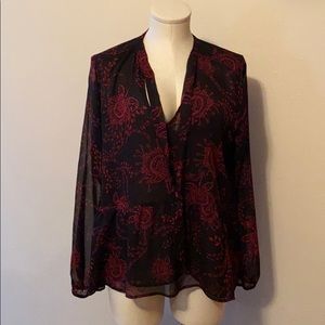 Long sleeve dressy EXPRESS top